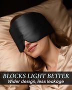 Zenssia Satin Sleep Mask for Women and Men, Lightweight Padded Eye Mask - Image 2