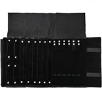 Velvet Travel Jewelry Case Roll Bag Organizer by SCIKHEFT