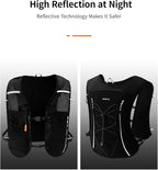 ECOHUB Running Hydration Vest Backpack, Lightweight Breathable Pack - Image 5