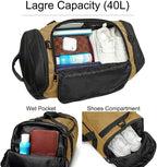 Gym Duffle Bag Backpack Waterproof Sports Duffel Bags Travel Weekender Bag - Image 4