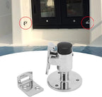 Door Stopper Wall Mounted with Self-Locking Hook Windproof Heavy Duty Marine - Image 5