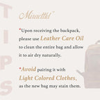 Leather Backpack for Men 15.6" Laptop Backpack 100% Madagascar top-Grain - Image 7