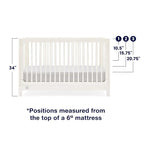 Delta Children babyGap Wren 4-in-1 Convertible Crib Greenguard Gold Certified - Image 6