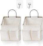 2 Pack Wall Hanging Storage Basket, Wall Hanging Organizer Bags by Someteth