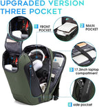 BANGE Anti-Theft Backpack, Tech Backpacks, 17 Inch Laptop Backpack - Image 2
