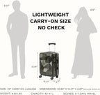 20 inch Carry On Luggage Expandable Top Opening/Clamshell Opening, TSA Approved - Image 8