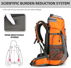 King'sGuard 60L Hiking Backpack Large Waterproof Camping Backpack - Image 2