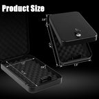Dalmbox Gun Safe for Pistols Small Handgun Lock Box - Image 2