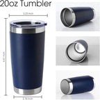 HASLE OUTFITTERS 20oz Tumblers Stainless Steel Mugs - Image 2