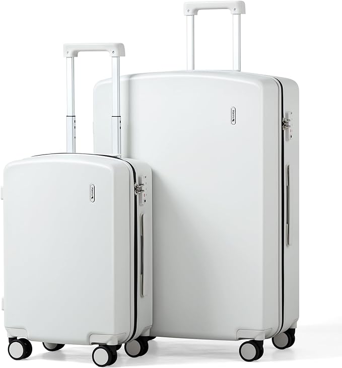 Hanke Hard Shell Luggage Sets 2 Pieces, Carry On and Checked Luggage Sets by Hanke