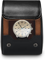 Oirlv Premium Leather Watch Roll Travel Case Single Watch Box - Image 5