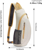 G4Free Sling Bag for Men Women, Small Crossbody Backpack Lightweight Chest - Image 2
