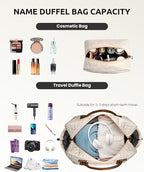 Initial Duffle Bag, Personalized Weekender Bag - Image 3