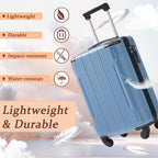 Merax Carry on Luggage Set, 20 Inch Hardshell ABS Suitcase - Image 3