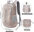 ZOMAKE 25L Ultra Lightweight Packable Backpack, Foldable Hiking Backpacks Water - Image 2