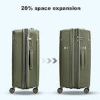 Nazhura Luggage Set, 3-Piece Hardside Suitcase Set, 20-inch Carry On, 28-inch - Image 5