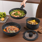 Pots and Pans Set, Nonstick Detachable Handle Cookware Set, Induction Kitchen - Image 8