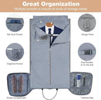 Garment Bags with Wheels, Garment Convertible Weekender Bags, Large Garment Bags - Image 4