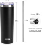 koodee Skinny Tumbler-20 oz Stainless Steel Iced Coffee Tumbler - Image 6