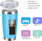 VEGOND 20oz Tumbler with Lid and Straw Stainless Steel Tumbler Cup Bulk Vacuum - Image 2
