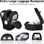 Travel Backpack, Large Carry on Backpack, 17 Inch Laptop Bag, Big Sturdy - Image 4