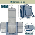 PAVILIA Extra Large Toiletry Bag Travel Bag - Image 2