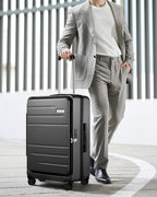 LUGGEX 28 Inch Luggage with Spinner Wheels, Expandable PC Hard Shell Checked - Image 2