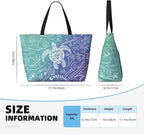 Beach Bag for Women Beach Tote Bag Waterproof Sandproof Large Bags - Image 4