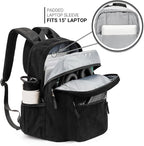ZORFIN 26L Backpack for College, and Travel: Corduroy Bookbag - Image 4