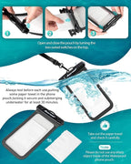 Hiearcool Waterproof Pouch for iPhone, Waterproof Phone Bag Travel Essentials - Image 7