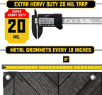 Core Tarps Extreme Heavy Duty 20 Mil Tarp Cover, Waterproof, UV Resistant - Image 4
