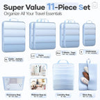 Veken 11 Set Compression Packing Cubes - Image 2