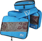 5 Set Packing Cubes for Travel Large Suitcase Luggage Organizer Bags Travel - Image 3