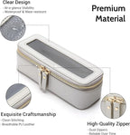 Aveniee Clear Makeup Brush Bag, Slim Brush Holder Cosmetic Case, Small Travel - Image 3