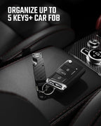 Key Organizer for Men Compact Key Holder Minimalist Key Case Metal Key Chain - Image 5