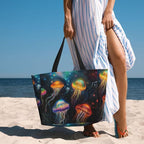 Beach Bag for Women Beach Tote Bag Waterproof Sandproof Large Bags - Image 6