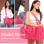Quilted Travel Duffle Bag Gym Bag - Image 5