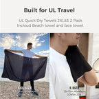 Ultralight Quick Dry Towel, Extra Large&Small 2 Pack Microfiber Towels - Image 6