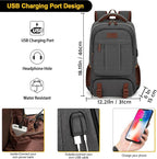 Tzowla Canvas Laptop Backpack, Bag - Image 2