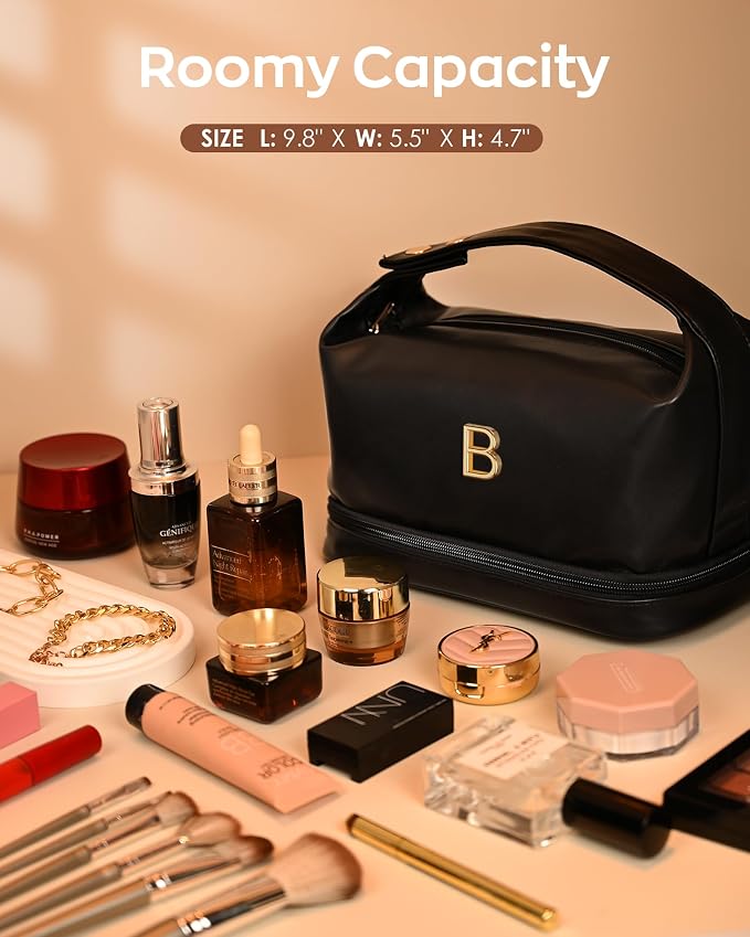 Initial Makeup Bag Personalized Bags - Image 5
