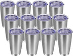 VEGOND 20oz Tumbler with Lid and Straw Stainless Steel Tumbler Cup Bulk Vacuum by VEGOND