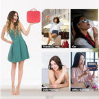 Travel Makeup Bag with LED Mirror and 10x magnifying glass with 3 Lighted - Image 7
