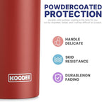 koodee Coffee Tumbler 20 oz Stainless Steel Double Wall Vacuum Insulated Skinny - Image 3