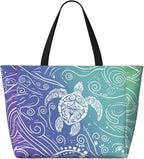 Beach Bag for Women Beach Tote Bag Waterproof Sandproof Large Bags - Image 2