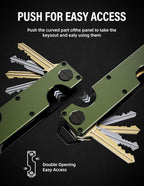 Key Organizer Key Holder Compact Key Case Minimalist Metal Key Chain Key Holder - Image 5