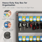 96 Key Lock Box, Key Cabinet Organizer, Key Safe Security Storage Lockbox Holder - Image 3