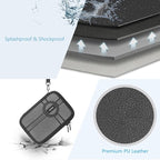 JSVER PU Leather Hard Shell Carrying Case - Image 6
