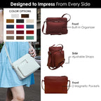 ili New York Genuine Leather Crossbody Bags - Image 2