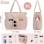 Beach Pool Bags Tote for Women Ladies Large Gym Tote Carry On Bag - Image 8