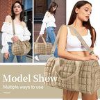 Quilted Travel Duffle Bag Gym Bag - Image 4